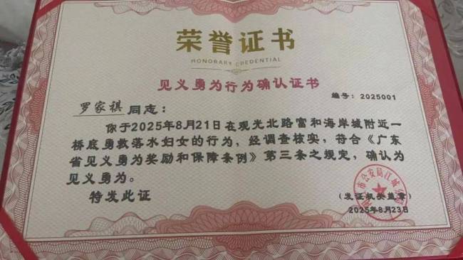 17岁高三男孩救落水婆婆溺亡 英勇行为获表彰