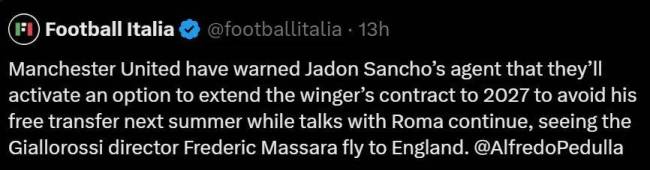 桑乔再次拒绝罗马 曼联续约施压无效!拖延一个月不转会原因曝光 高薪与好队兼得期望