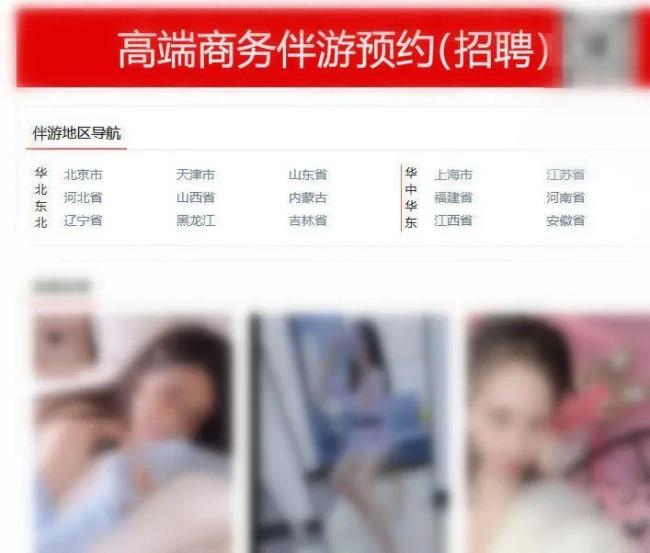 媒体：撕下“高端伴游”的色情画皮