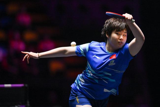 蒯曼3-1战胜伊藤美诚晋级八强 澳门赛精彩对决