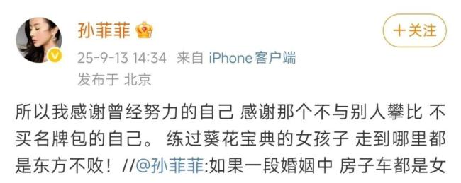孙菲菲自曝为了挽救婚姻做过亲子鉴定 最终单方面起诉离婚