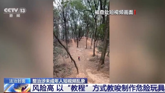 法治在线丨动画藏“毒”、文具变“枪” 近百万条不良短视频被查处