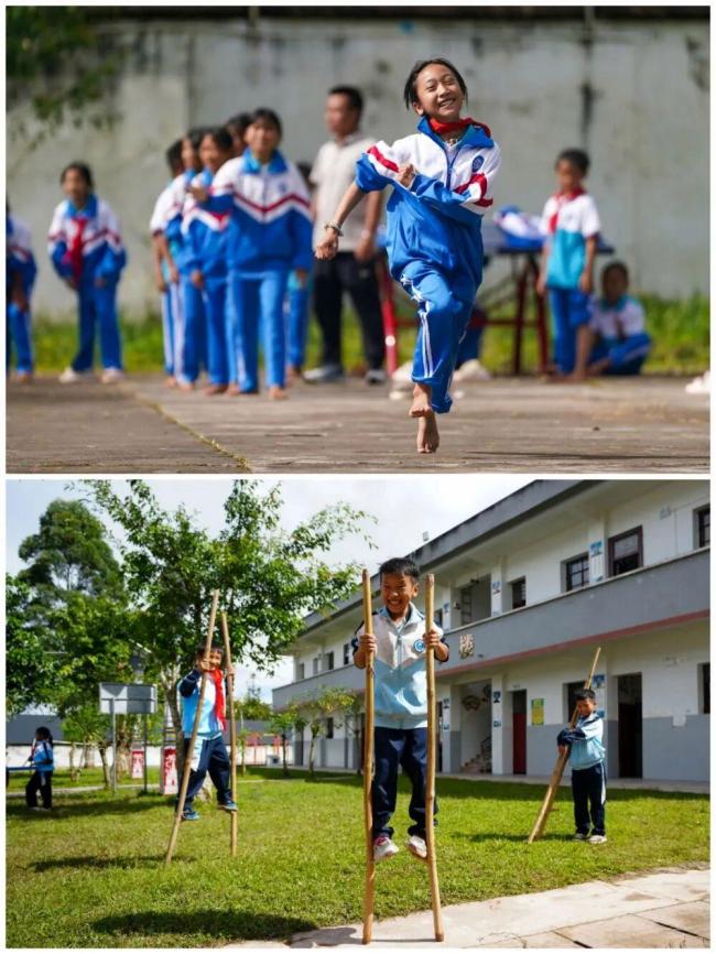 云南3所小学近视率为零 户外清醒成重要
