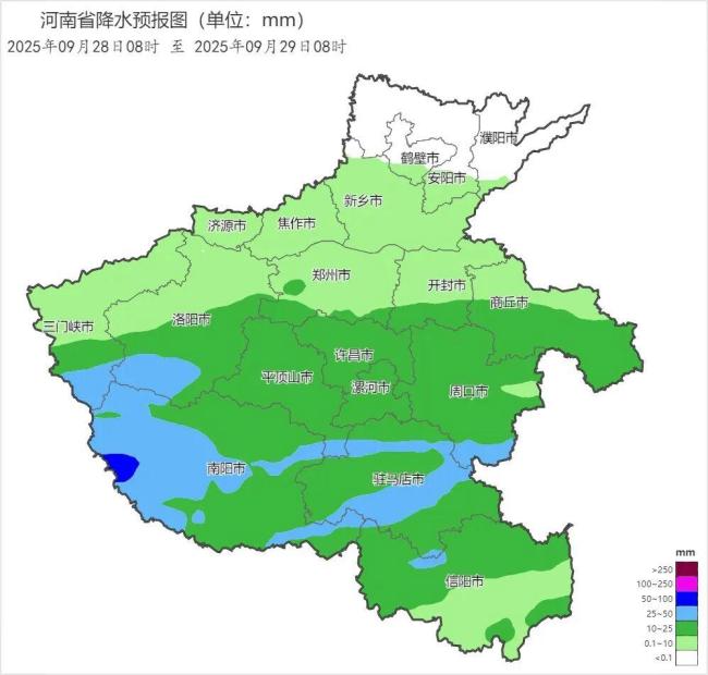 未来三天河南依旧多雨 较强降水南移