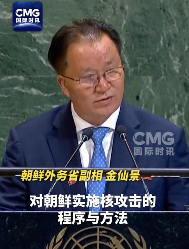 朝鲜副外交大臣与联合国大会进行了交谈：朝鲜