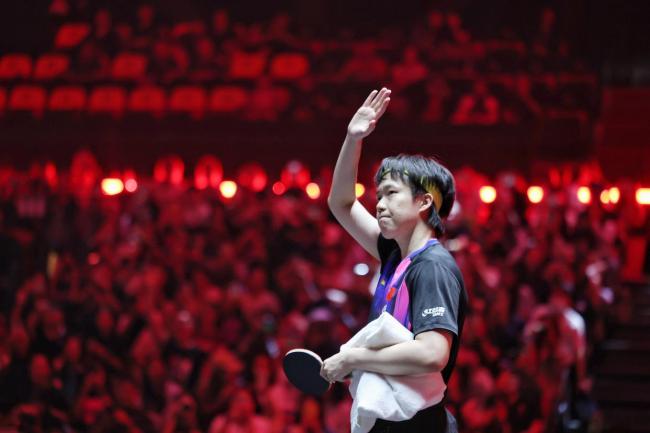 王楚钦3-0零封安宰贤晋级男单8强