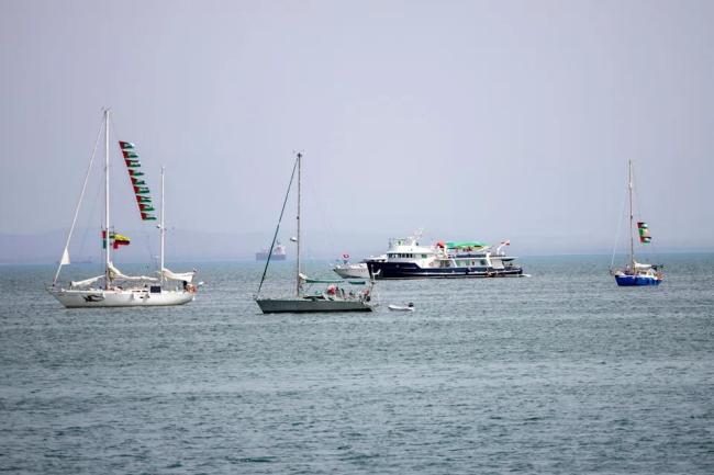 加沙援助船队已有船只抵达加沙领海 冲破封锁传递支持