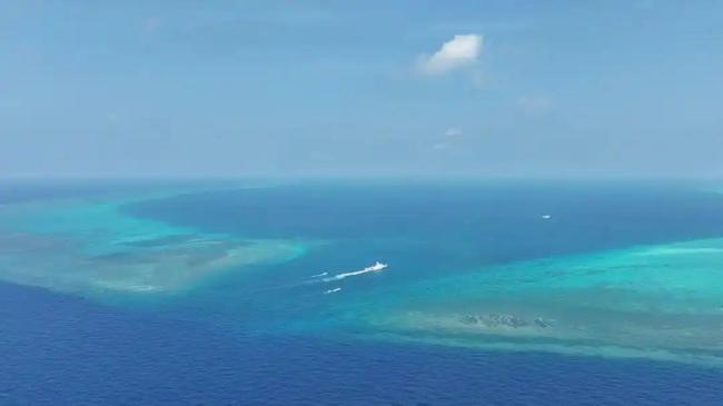 中国海警发布黄岩岛最新像片