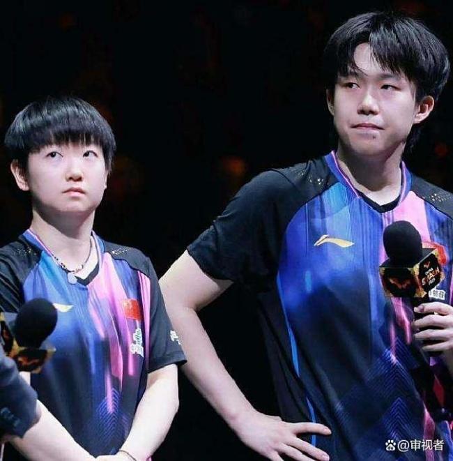 孙颖莎憋笑打完最后一球