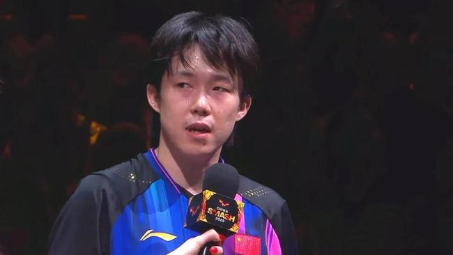 王楚钦太坚定了 身兼三项的担当
