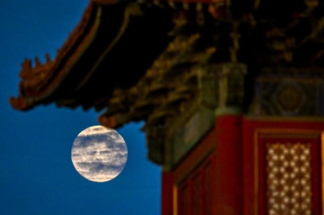 中秋“超级月亮”刷屏 高清大图来了 本世纪最晚中秋