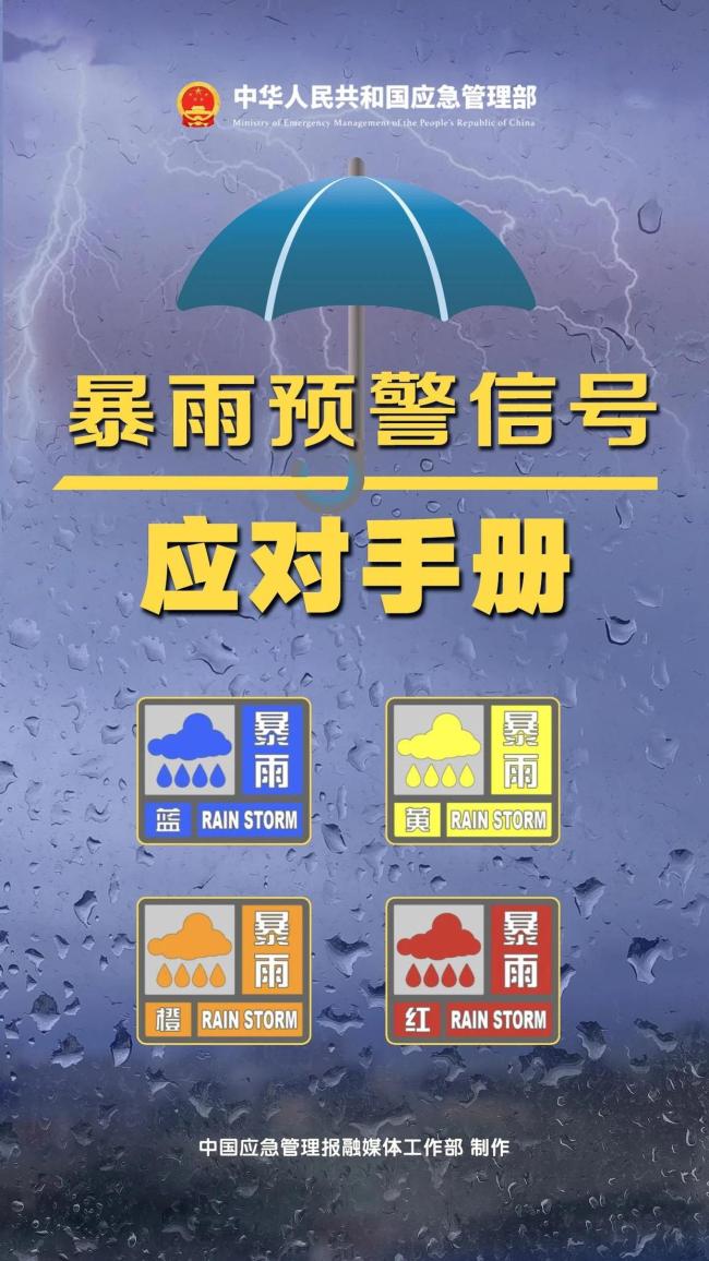 今起新一轮强降雨来袭 多地暴雨预警执续