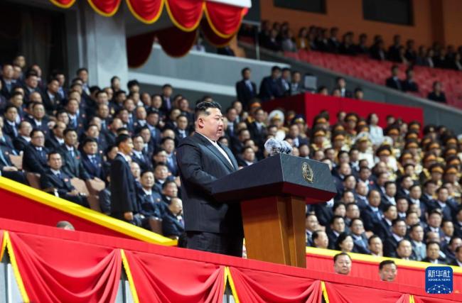 朝鮮大型團體操和文藝演出現(xiàn)場曝光 慶祝勞動黨成立80周年