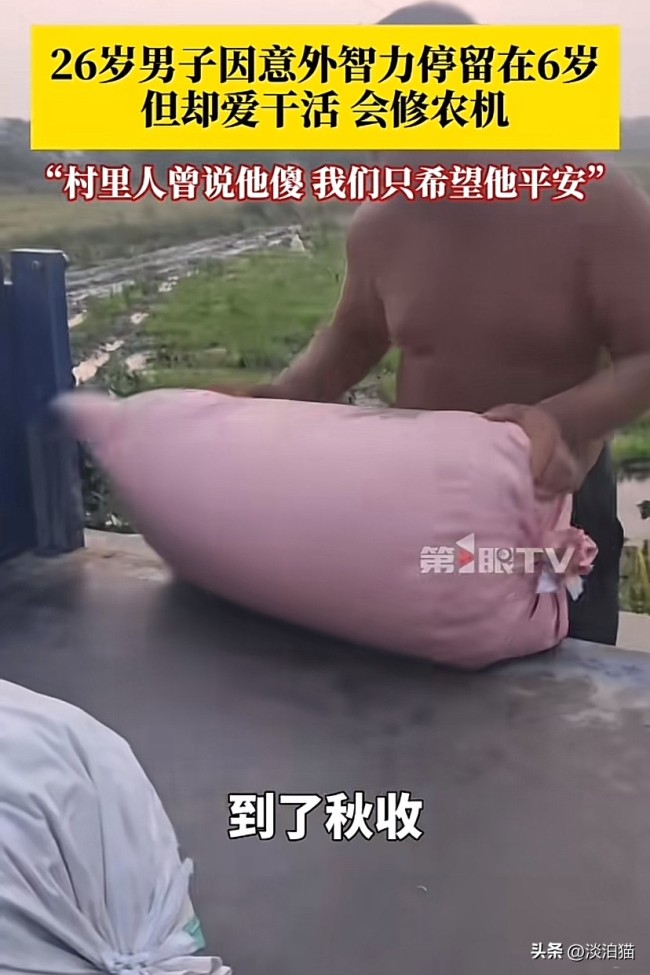 26岁男子智力停留在6岁但会修农机！