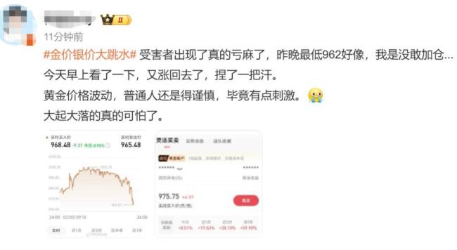 为何黄金白银价格突发跳水 市场心理暗礁暴露