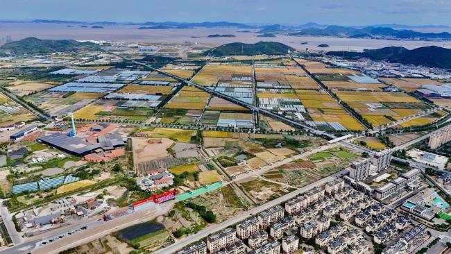 浙江舟山即将接入全国高铁网 首榀箱梁成功架设