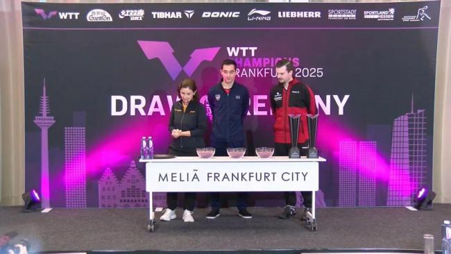 WTT法兰克福冠军赛男单签表