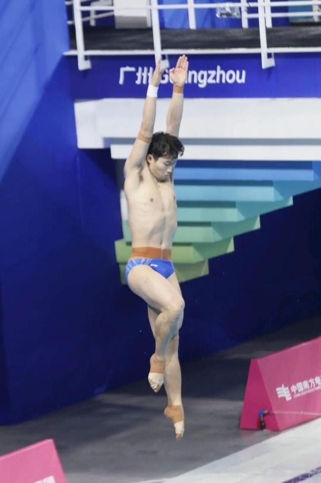 王宗源夺得全运会男子1米板冠军 湖北收获第二金