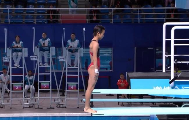 陈芋汐/掌敏洁夺金 全红婵/王伟莹第五 跳水赛场精彩纷呈
