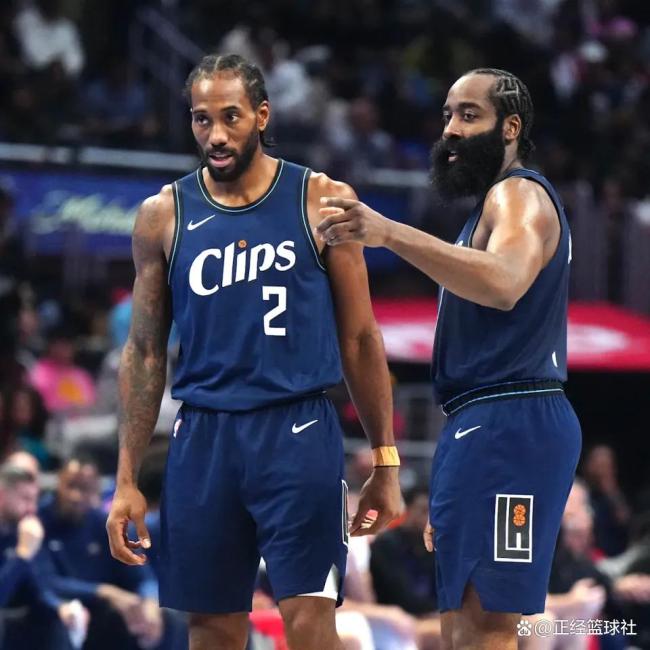 专家分析快船战绩不佳：哈登与莱昂纳德不兼容 阵容磨合难题待解