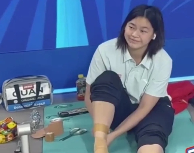 无缘奖牌 全红婵乐观表示自己很开心 带伤参赛仍获第五名