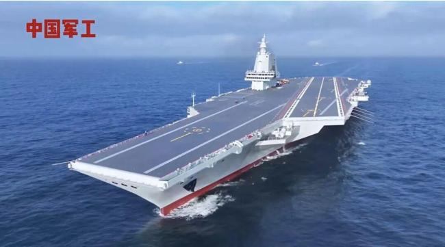 福建舰海试高清发布 展现电磁弹射突破