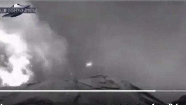 墨西哥一火山口惊现UFO