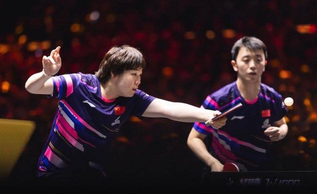 陈垣宇蒯曼强势晋级全运会混双8强 默契配合制胜