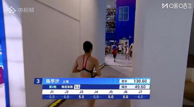 陈芋汐407C失误炸鱼，从第11名强势逆袭晋级 断层晋级决赛
