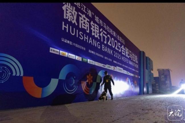 合肥马拉松开跑 民警全力以“护” 1400余名警力护航