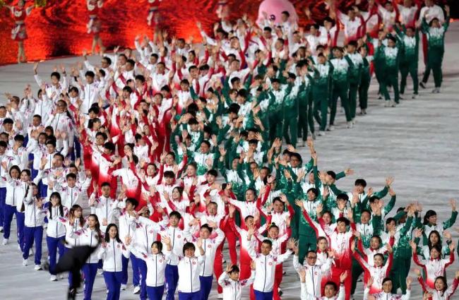 十五运会开幕式亮点集锦:掂!粤港澳三地共谱辉煌