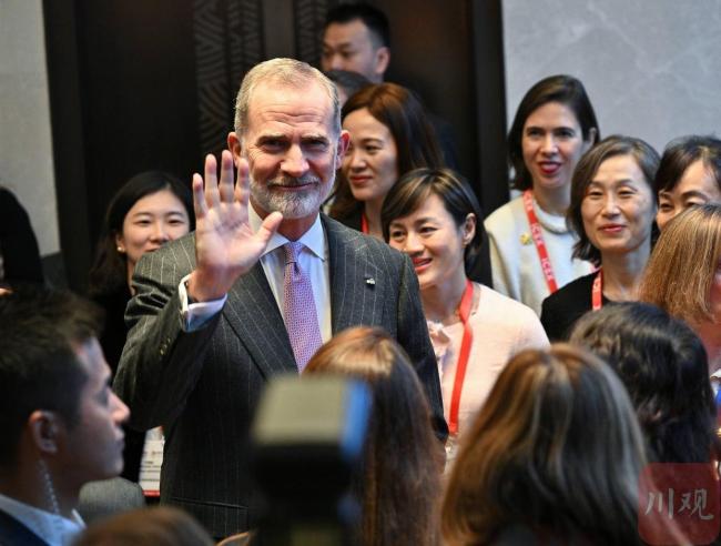 西班牙国王访华首站选成都 推动合作升级信号