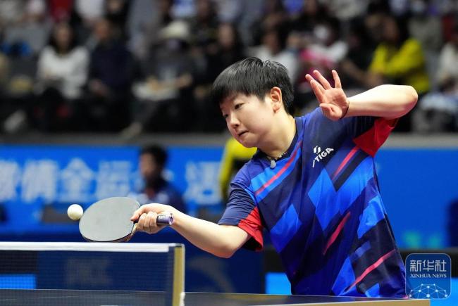 孙颖莎全运会女单晋级 挺进八强