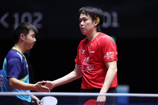 全运会乒乓球团体赛：北京队胜河南队 王楚钦马龙立功