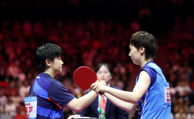 孙颖莎与王曼昱交手记录