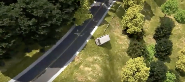 3D动画还原巴厘岛车祸 转弯下坡酿悲剧