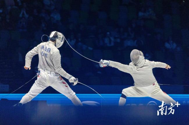 十五運會廣東佩劍男團摘銀：拼過無憾，劍魂永傳