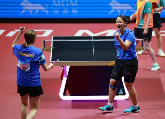 全运会乒乓球女团山东队夺冠 激战五盘胜出