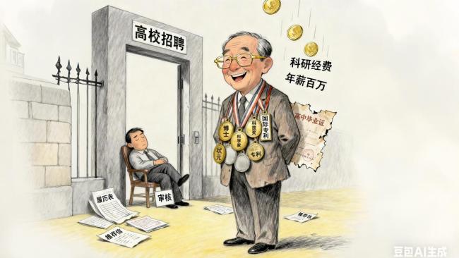 媒体评高中生“演”成博导 学历造假的闹剧