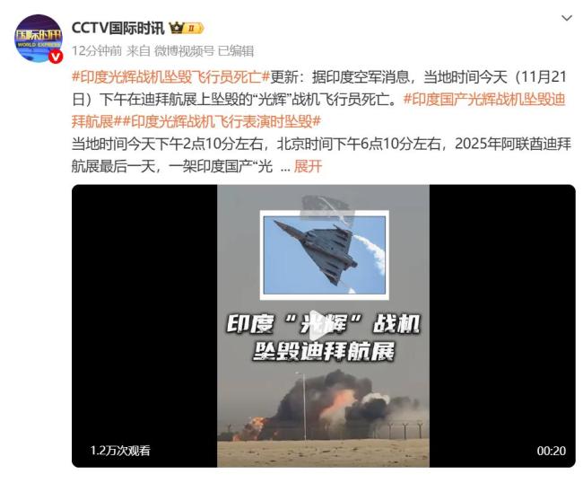 印度坠毁战机飘零员画面曝光 飘零员悲凉遭难