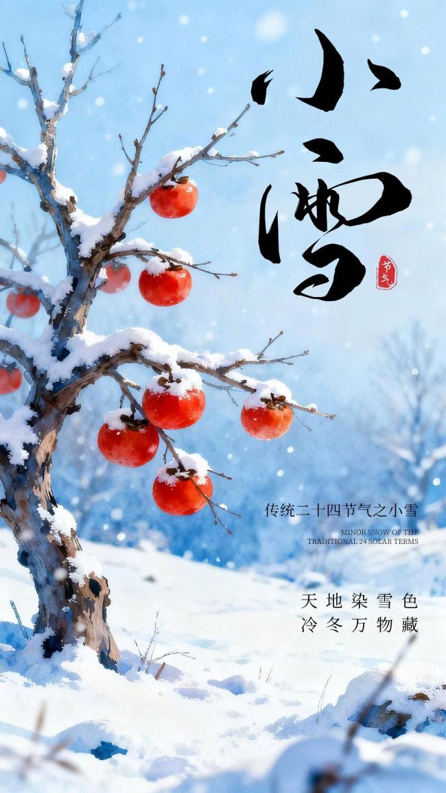 小雪时节看冬的诗意 雪色温柔倔强