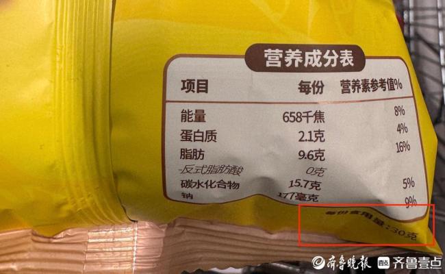 网友吐槽吃零食还要做热量计算题 低卡数值暗藏陷阱