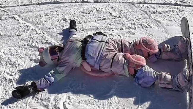 全紅嬋曬滑雪 初體驗樂趣多