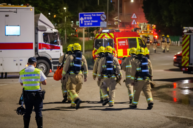 香港消防处:已完成灭火程序 后续将全力救援