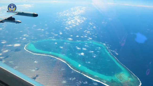 南部戰區位中國黃岩島領海及周邊區域組織戰備警巡