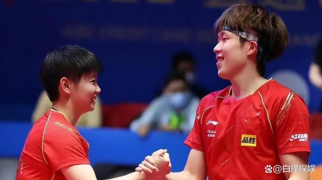 王楚钦孙颖莎赛后加练 淬火试炼备巅峰