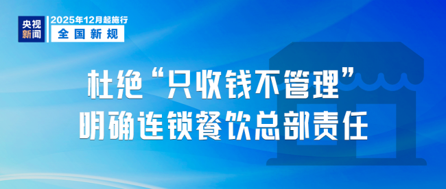 12月起，這些新規將影響你我生活！