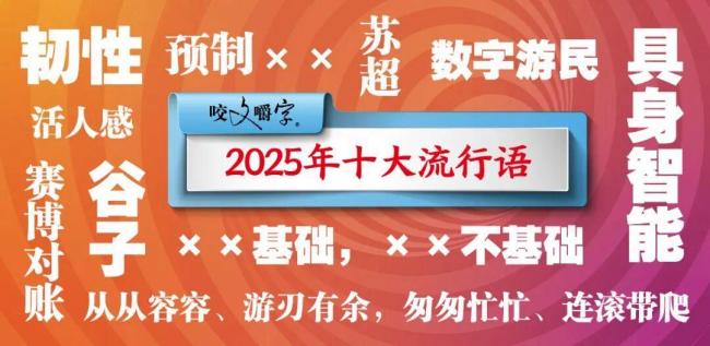 2025十大流行语发布