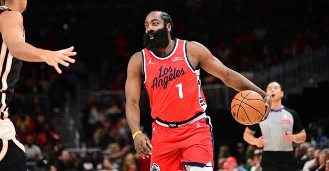 哈登单场0罚球得27分 率队终结5连败