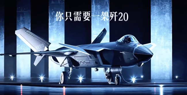 媒体幽默推荐歼20通勤